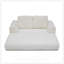 Canapé-lit convertible 2 en 1 pliant, canapé-lit en velours côtelé moderne avec 2 coussins, causeuse modulaire rembourrée avec lit escamotable pour le salon-155384768-155384769