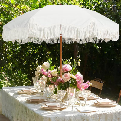 Parasol de terrasse Boho Fringe