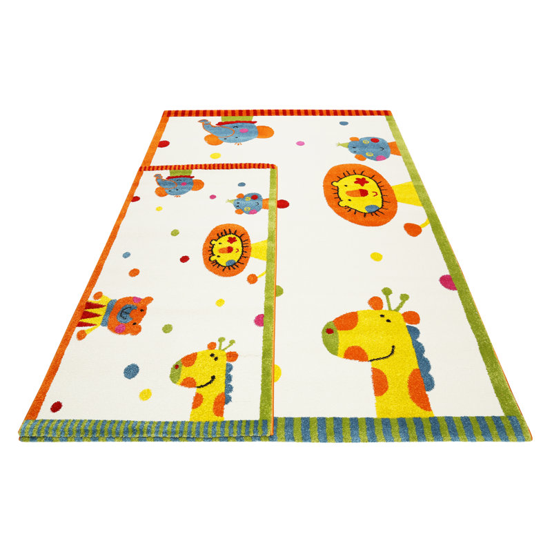 Handwoven Cream Area Rug, Rectangle 200 x 290cm