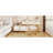 GO Modern Style Vanity Table With Movable Side Cabinet And 4-Drawers, Large Size Dressing Table With Mirror And 3-Colours LED Light, Makeup Table With Stool, White, Golden Legs