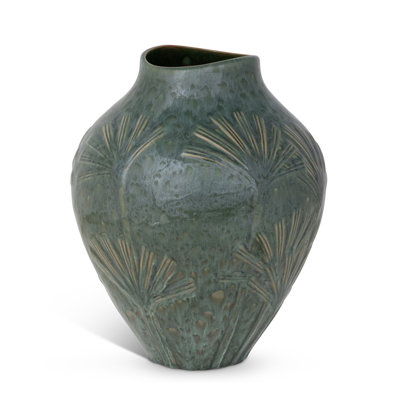 Vase Tahitien, vert profond
