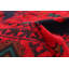 Tapis rouge Teimani 3 pi 8 po x 6 pi 8 po