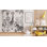 Adhésif décoratif animaux scène animaux, animaux, thème animaux, chambre d'enfant, girafe, éléphant, zèbre, singe, ours en peluche