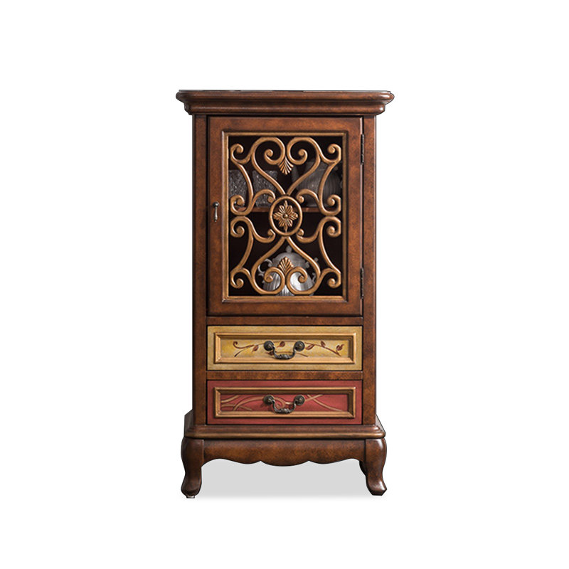 Brown Solid  Wood Display Cases