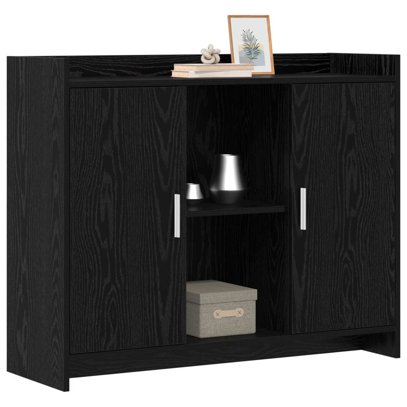 98.5cm Sideboard, Black Oak