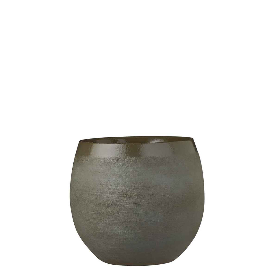 Cecilio Pot Round Darkgrey - H20xd23cm