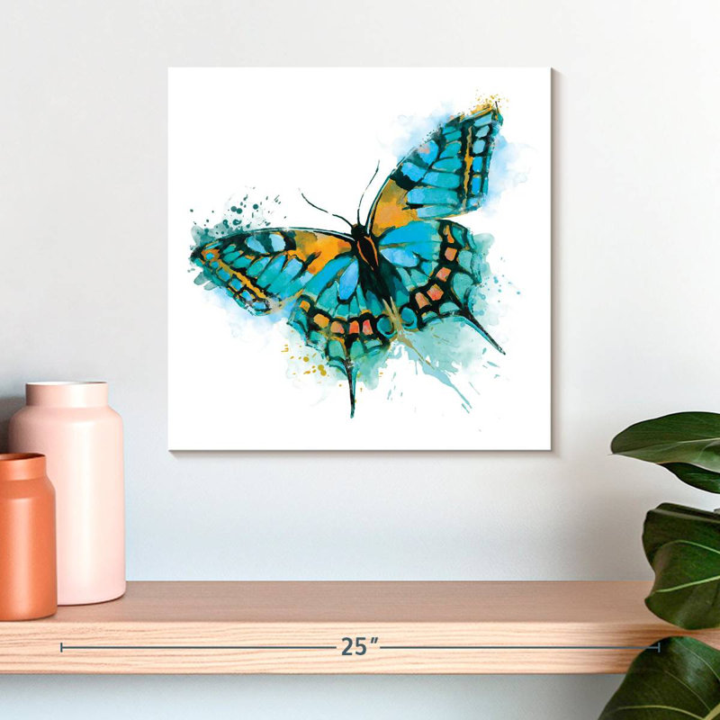 Crowle Butterfly Splash, H 16 po x l 16 po