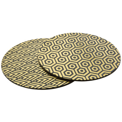 Geome Geometric Round Placemat