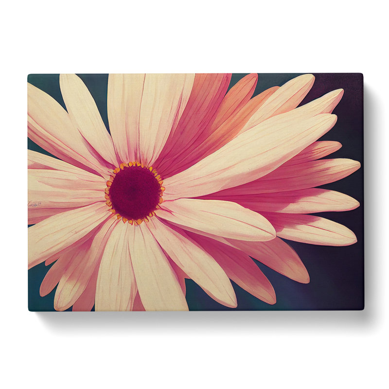 Stupendous Daisy Flower - Wrapped Canvas, 35cm H x 50cm W x 3cm D