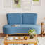 Banc rembourré avec pieds en bois-903130408