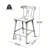 Upholstered Wooden Counter Stool-1177677599