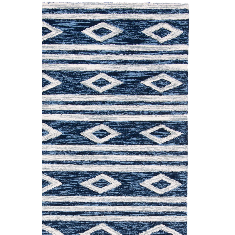 Tapis en laine touffeté à la main Vedika, Rectangle 5 pi x 8 pi