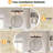 22.5" Large Bathroom Vanity Light Fixture - 3-Light Black And Gold Wall Sconce With Clear Glass Shade For Farmhouse, Modern, And Traditional Spaces-1908659650-1908659663-1908659661