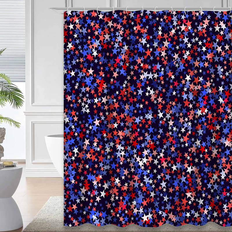 Rideau de douche à 12 crochets American American Day, L 72 po x l 84 po