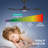 2pcs 42-inch Ceiling Fans With Lights And Remote Control Black-1154962146-1154962149