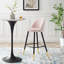 Ensemble de 2 tabourets de bar en velours Cordial Performance-795578432