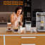 Machine à espresso automatique, machine à café avec moulin, machine à expresso avec mousseur à lait automatique, machine à café au lait 20 bars, écran tactile TFT-108812768