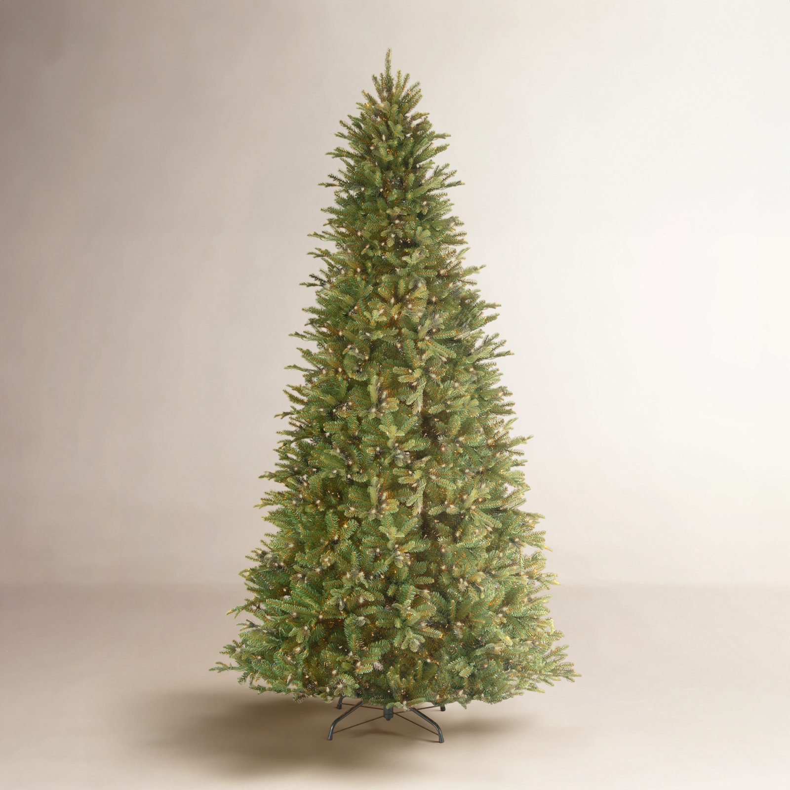 Adneta Lighted Artificial Fir Christmas Tree, 12'