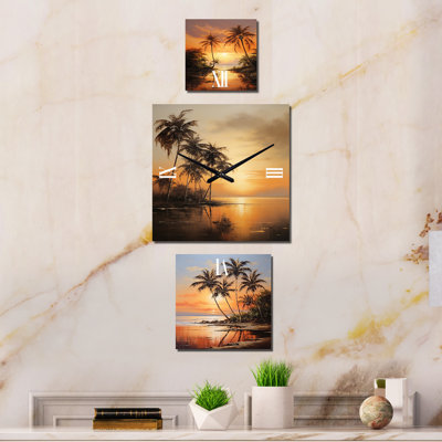 Lefebre Metal Wall Clock