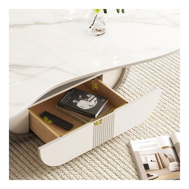 Table basse Modern Modern Butterfly, Gris