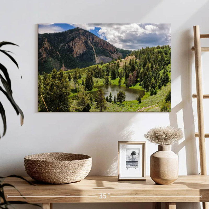 Scène de montagne Alvord Yellowstone, H 16 po x l 24 po