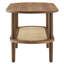 Table basse ovale avec tablette en rotin Modway Torus-90623430