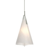 Mobius Tall Pendant - Spun Frost Shade