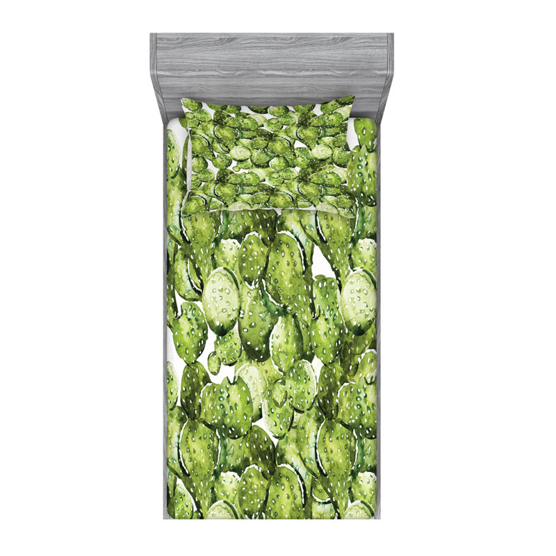 Microfiber Floral Sheet Set