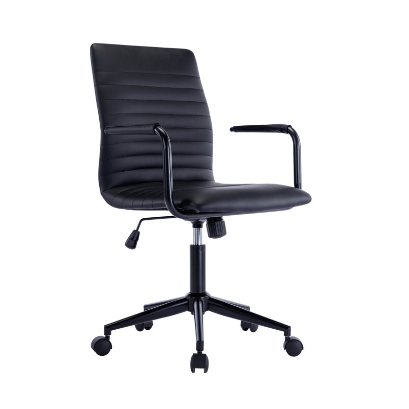 Chaise de bureau Eithel, Noir