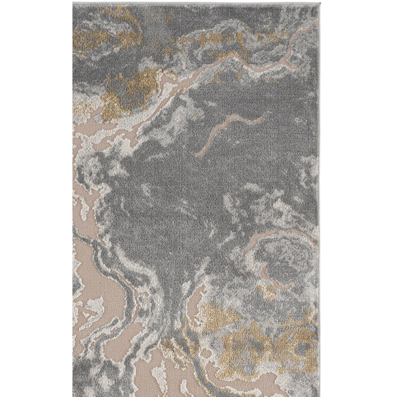 Palma 374 Performance Abstract Rug, 5'-3" X 7'-6" Rectangle