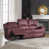 Burgundy Faux Leather