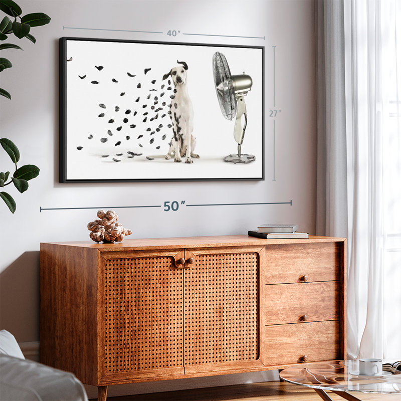 " Windblown Dalmatian Spots ", 40" H x 27" W