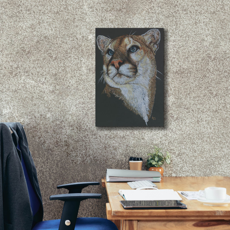 «Intense» par Barbara Keith, art mural sur toile, H 26 po x l 18 po x P 0,75 po