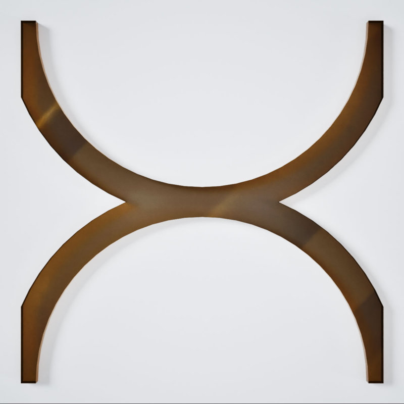 Beacon Decorative Fretwork Acrylic Wall Panels, Extra Small, 7 3/8"W x 7 3/8"H x 1/8"T, Bronze Mirror, Bronze Mirror