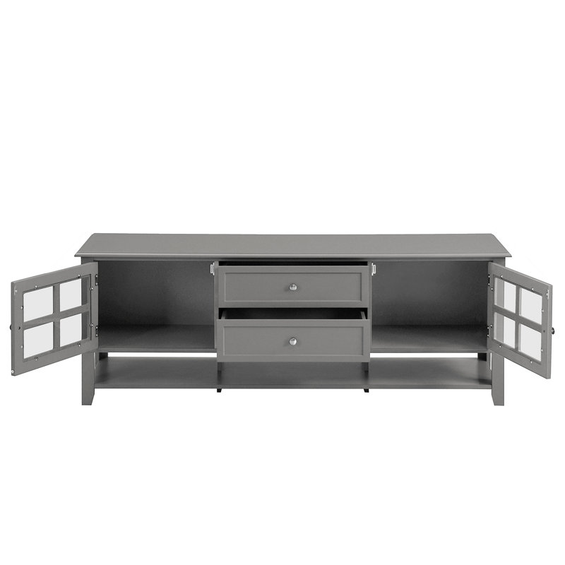 TV Stand For Tvs Up To 60'', Gray