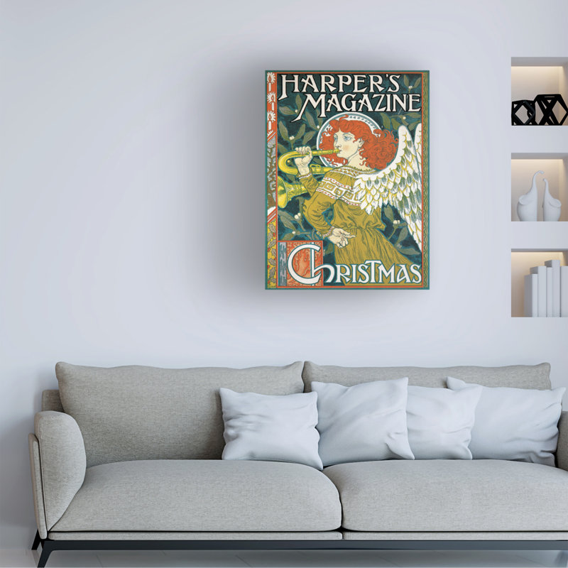 «Eugene Grasset A Christmas Numéro Ofharpers», art sur toile, H 32 po x l 24 po