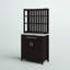 Bar à vin à 1 tiroir avec armoire de rangement et tablettes Aggeo-1687179152