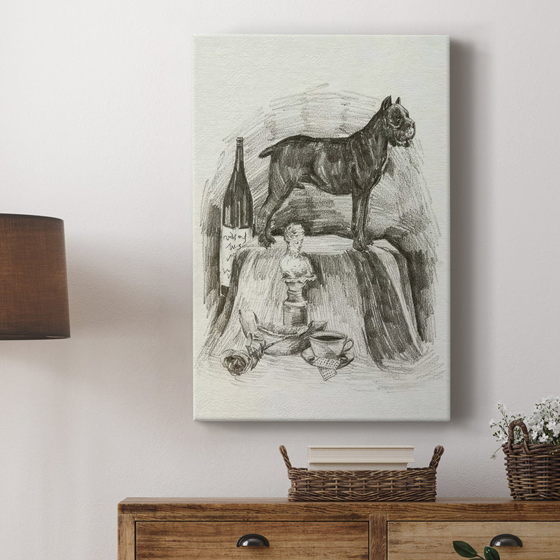 A Gentleman I - galerie sur mesure, H 36 po x l 24 po
