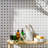 Metro Dog Bone Basketweave 0.92 In. X 2.26 In. Porcelain Basketweave Mosaic Wall Tile-87873730