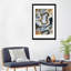 Geode onyx, impression sur toile tendue-74427995-74427996-74427998