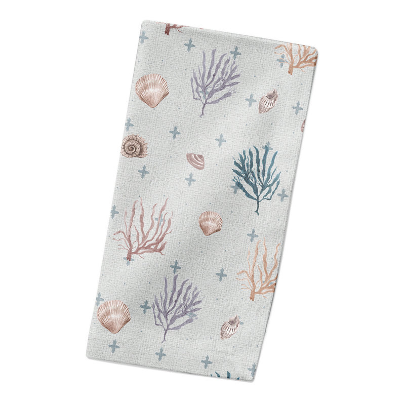 Wrentham Cotton No Pattern Rectangle Napkin, Blue