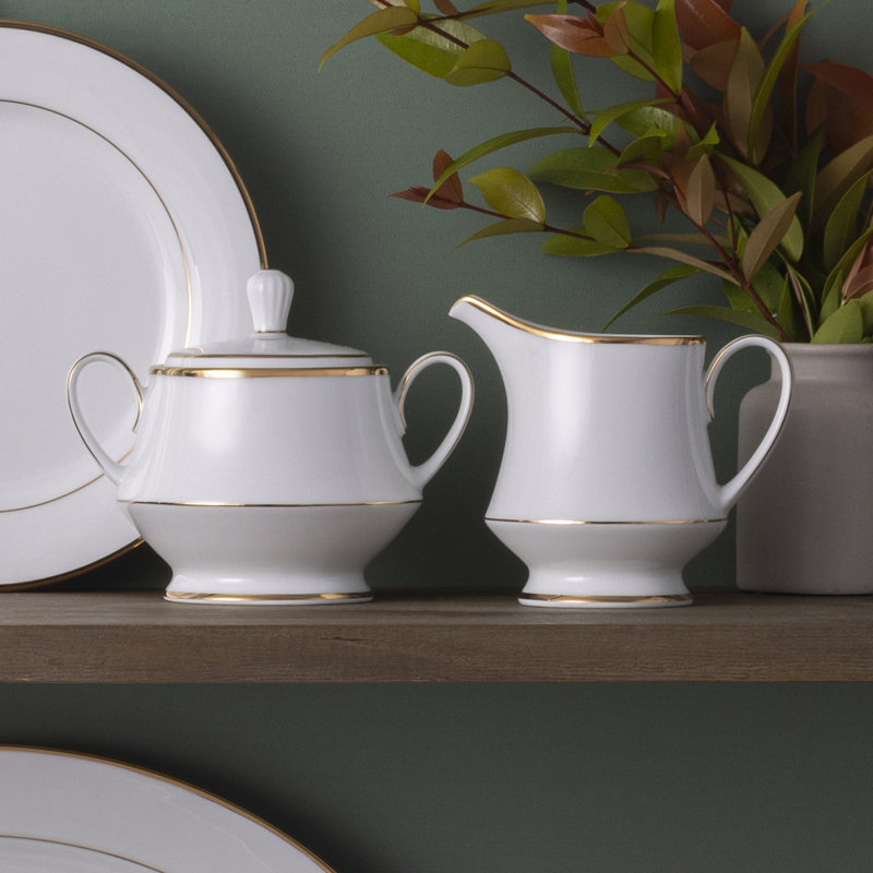 Noritake Heritage Sugar and Creamer Set