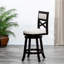 Tabouret pivotant 24 po en tissu beige