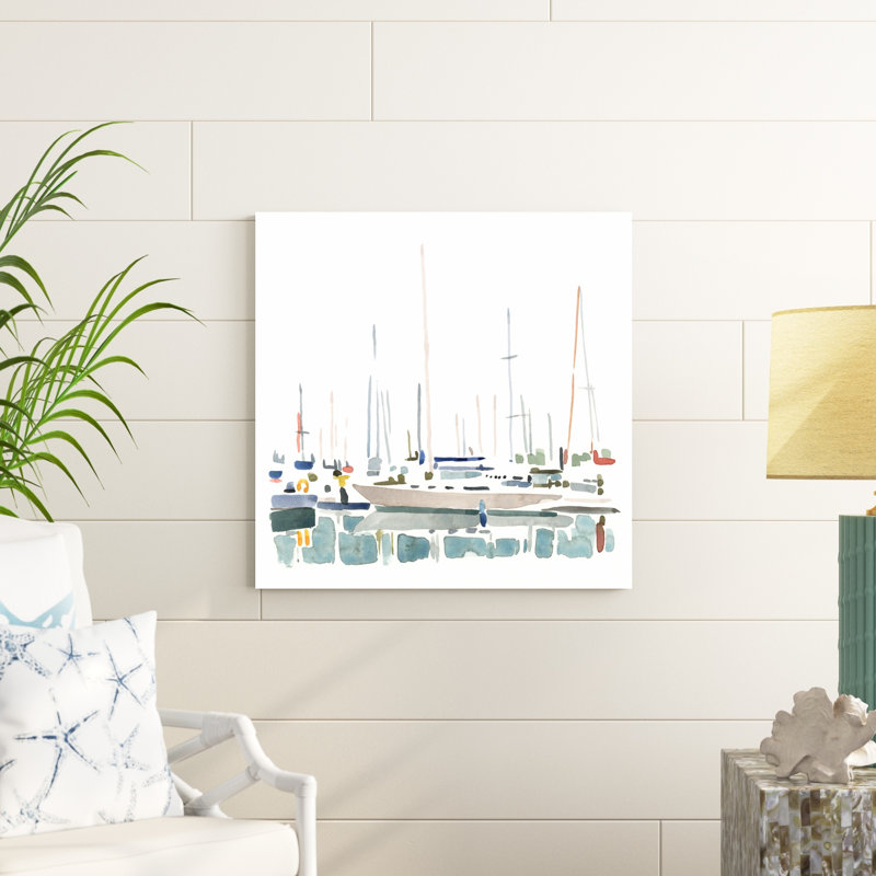 Voilier décor II, H 30 po x l 30 po