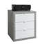 Pratico 55cm Wide 3 -Drawer File Cabinet