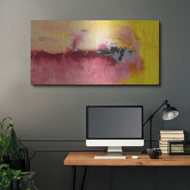 Ivy Bronx «A Dream intérieur d'un rêve» par Michelle Oppenheimer, art mural en métal, H 24 po x l 48 po