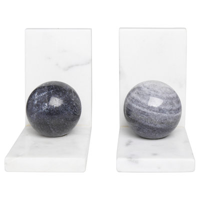 Marble Bookends