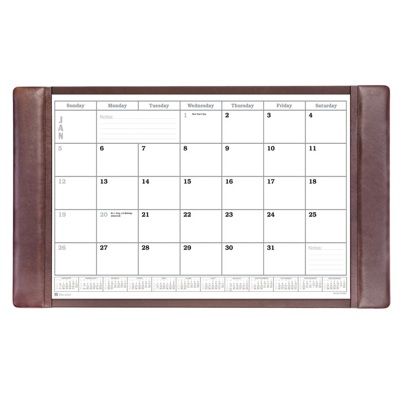Tapis de calendrier Mairead, Brun chocolat
