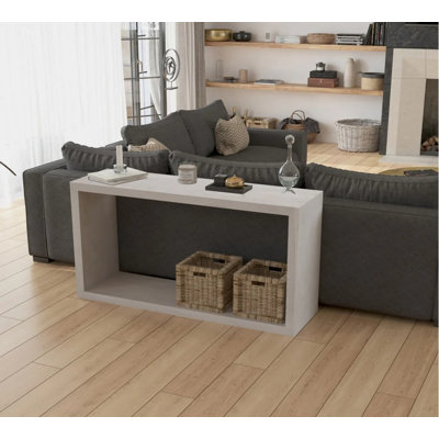  Console décorative fabriquée à la main avec caractère rustique - L 52 po