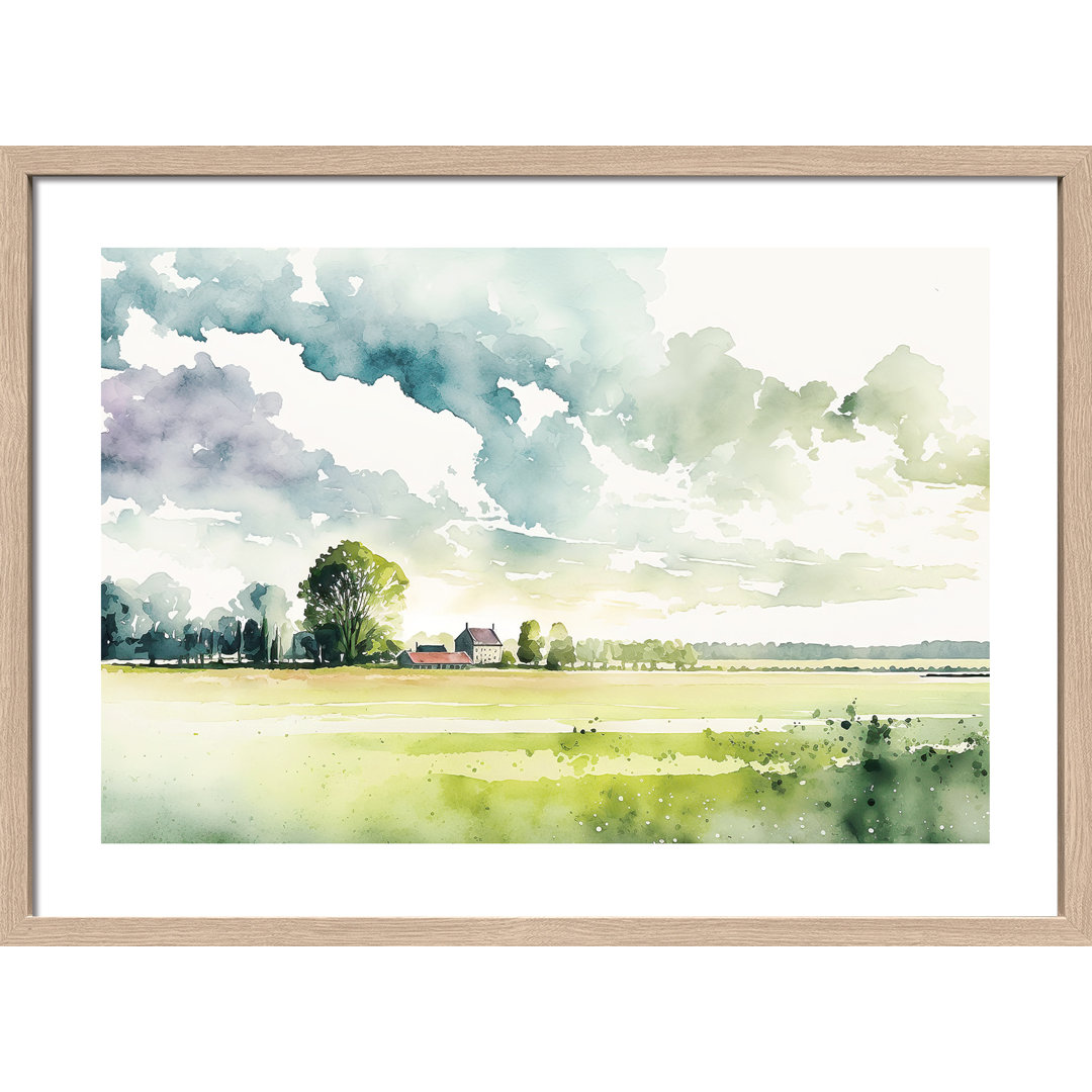 Aquarell-Landschaft